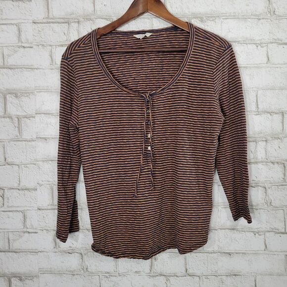 Lucky Brand stripe long sleeve tee - Picture 6 of 12